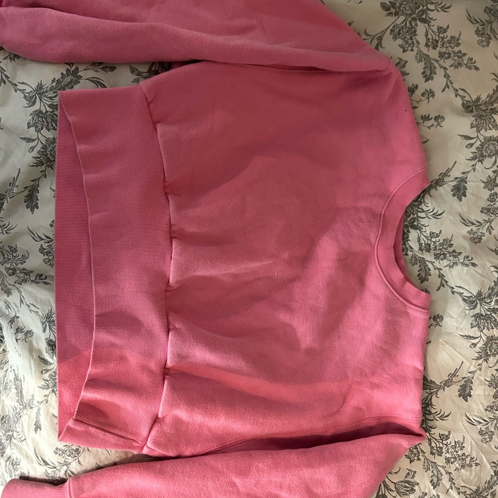 TNA Vibrant Pink Fleece Crewneck